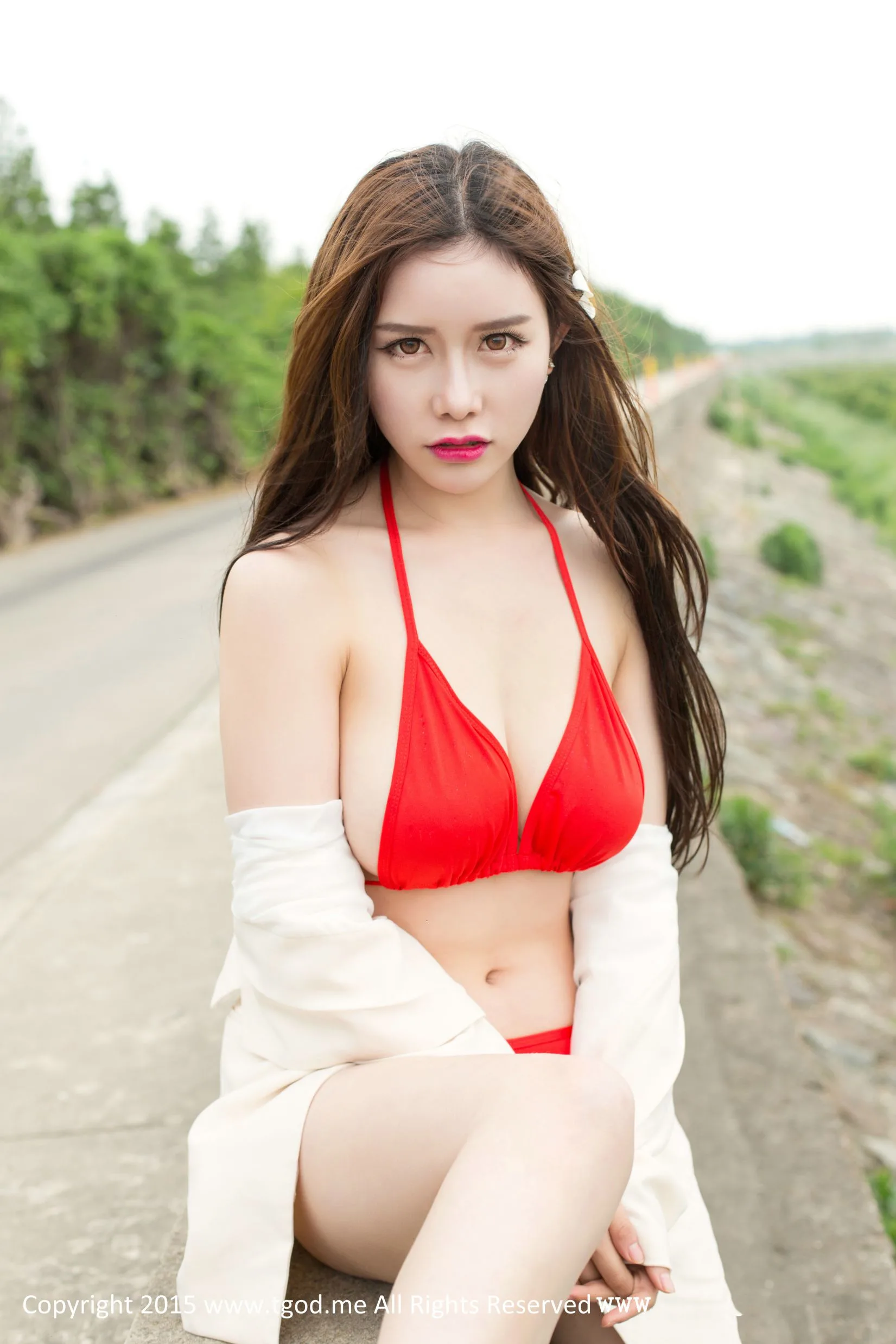 [TGOD đề cử Nữ thần] Yu Ji Una - Màn trình diễn gợi cảm với vòng một khủng và quyến rũ trong chiếc áo cổ chữ V khoét sâu. - 26