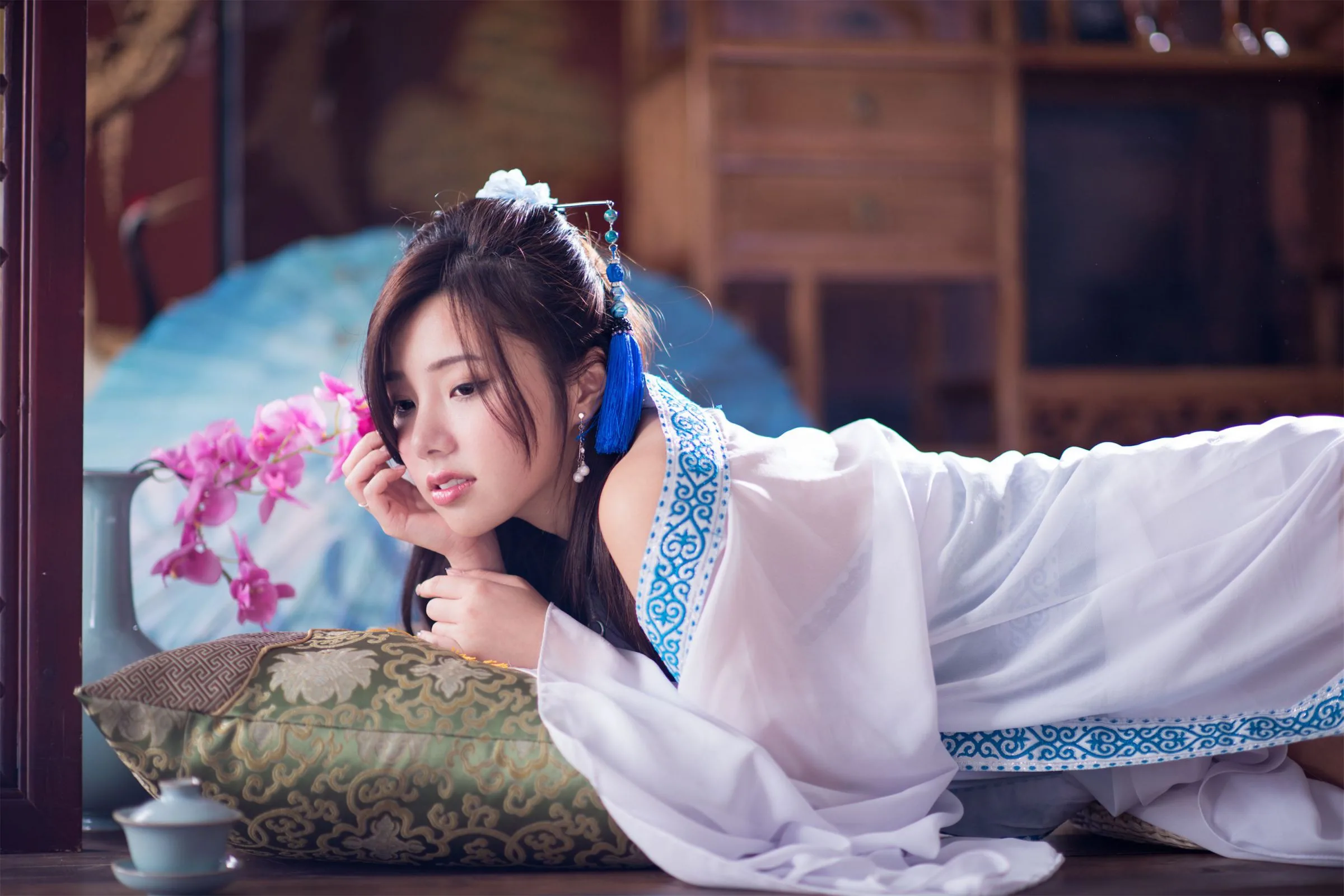 [Tập đặc biệt của Beautyleg] Chụp ảnh chân dung phong cách Trung Hoa cổ điển của Chen Siying Zora tại studio Qin Er. - 2